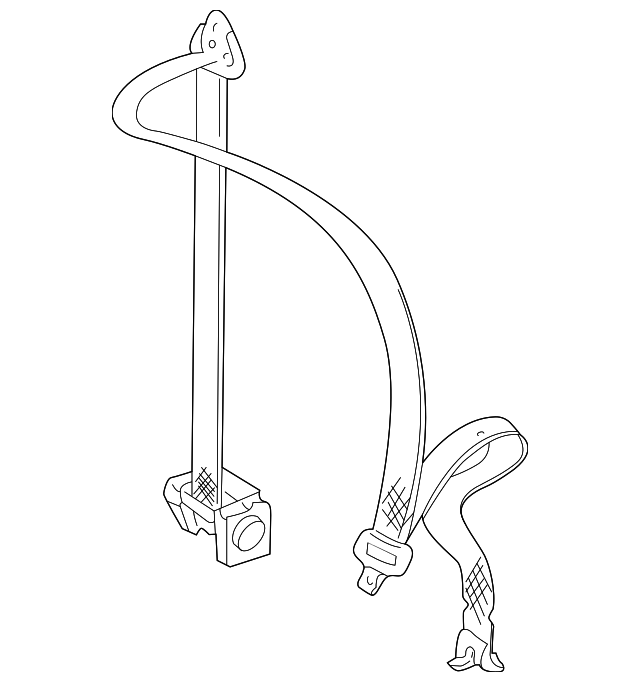 Lap & Shoulder Belt 1J3-857-705-R-JLV