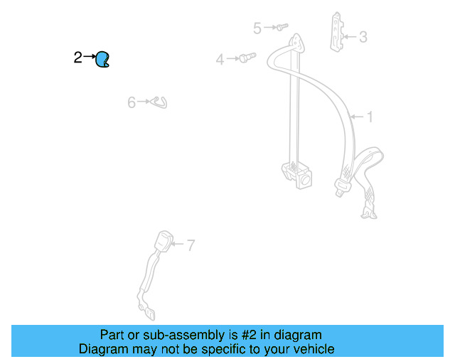 Retractor Assembly Cap 1J0-858-189-C-8YS