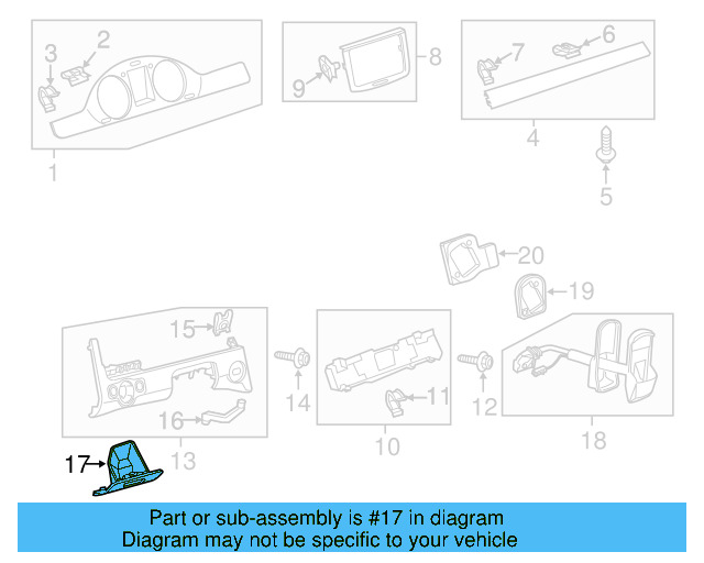 Storage Tray 3C1-857-921-M-H67 - View 5