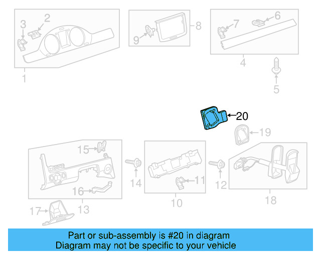 Lower Trim Panel U N-906-987-03 - View 35