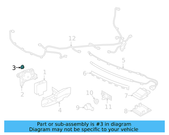 Bumper Cover Support Rail Nut N-910-189-01 - View 51
