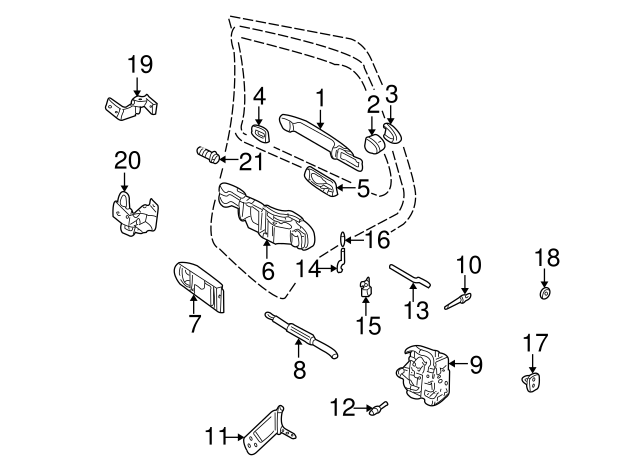 Lock Bracket 1J4-839-768-B