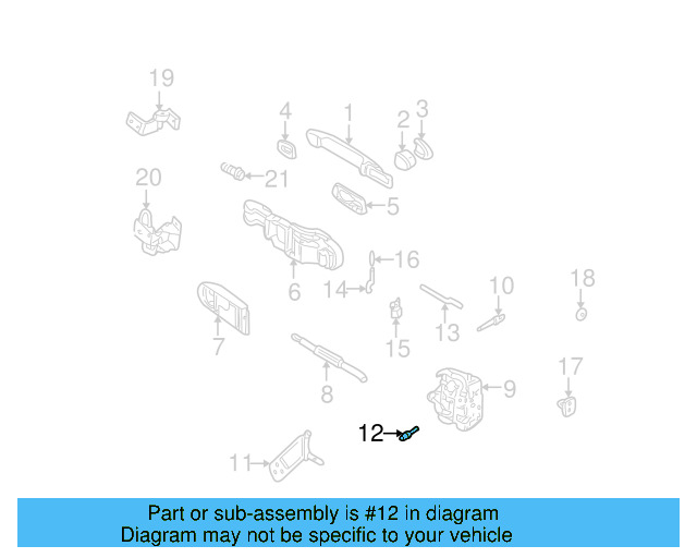 Wheel Opening Molding Rivet N-906-349-01 - View 9