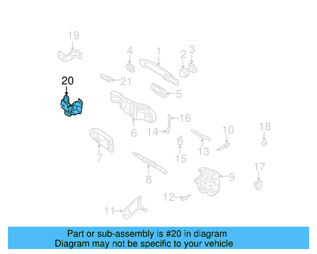Lower Hinge 1J4-833-412-C - View 6