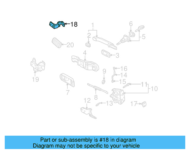 Upper Hinge 1K0-831-401-N