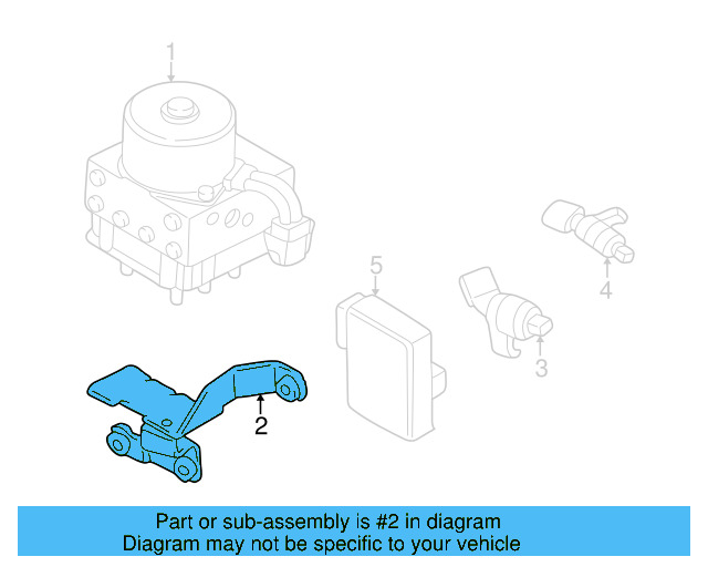 ABS Pump Assembly Bracket 1J0-614-335-C - View 9