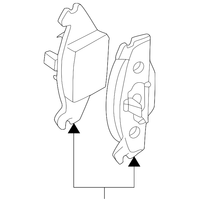 Disc Brake Pad Set Front 1J0-698-151-P