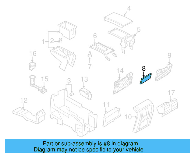 Trim 3C0-863-365-A-1QB - View 6