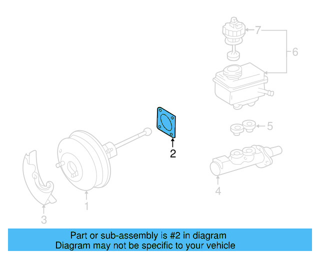 Booster Assembly Gasket 6Q0-612-161 - View 53
