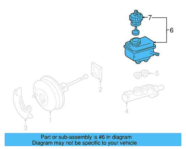 Brake Master Cylinder Reservoir 1J1-611-301 - View 14