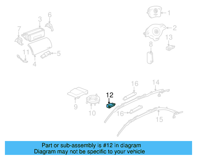 Impact Sensor 6Q0-909-606-K-001 - View 8