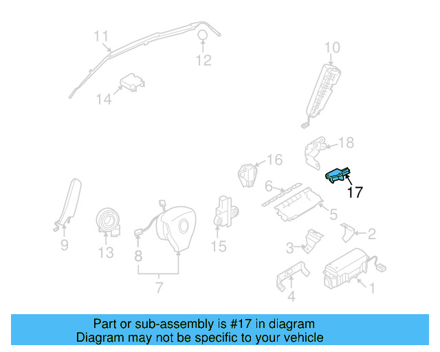 Side Impact Sens 1K0-909-606-C - View 11