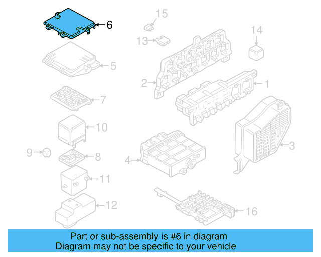 Contact Housing 1J0-941-369 - View 5