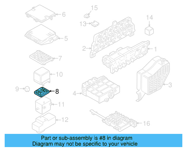 Relay Box Mount 1J0-941-391-C - View 4