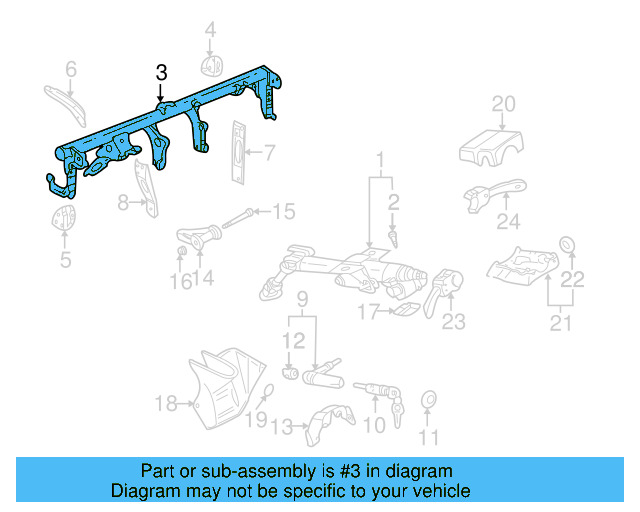 Column Support 1J1-419-211-L - View 5