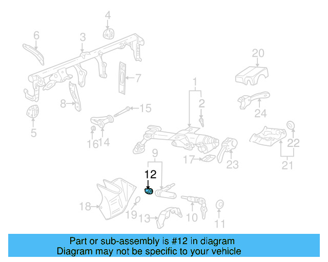Ignition Switch 1K0-905-849-B - View 62