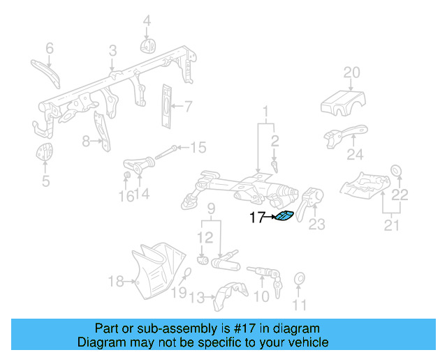 Steering Column Tilt Adjuster 1J0-419-378-F-01C - View 7