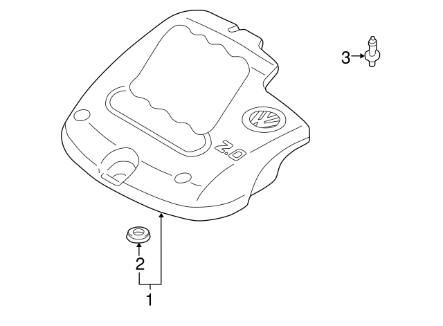 Engine Cover Stud 028-103-665 - View 6