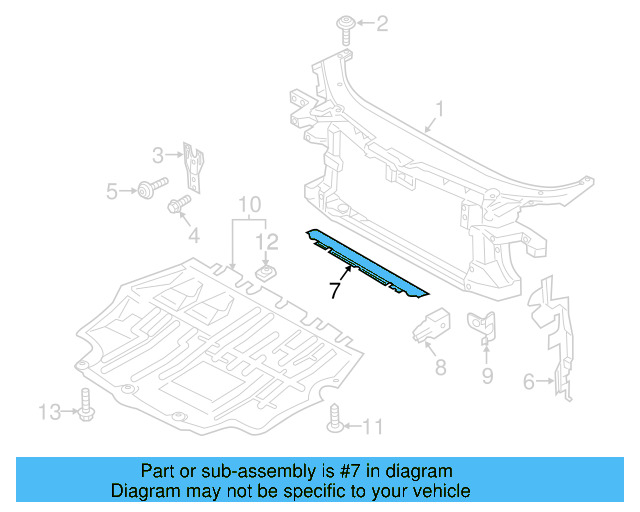 Air Deflector 3C8-121-330-C - View 3