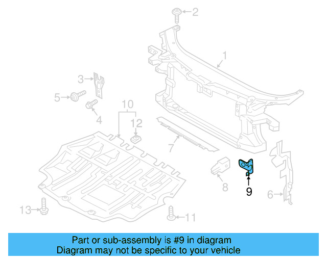 Temp Sensor Bracket 5M0-820-536-A - View 55