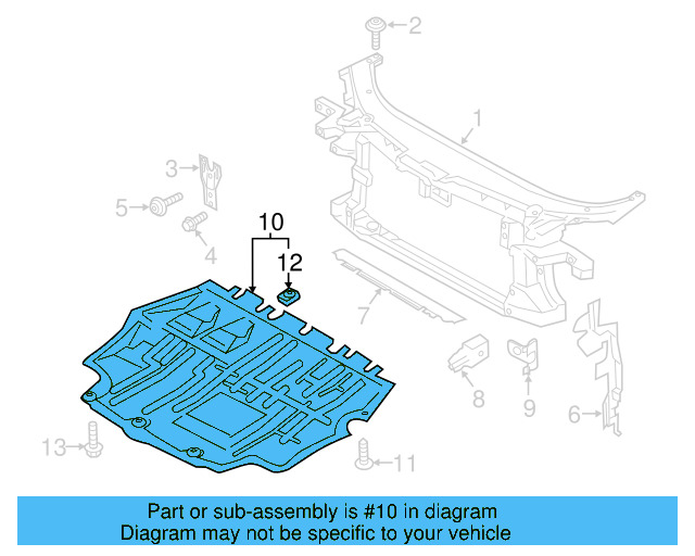 Splash Guard 3C0-825-235-J - View 2