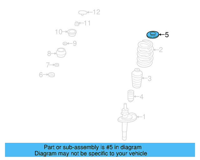 Spring Seat 1J0-412-341 - View 15