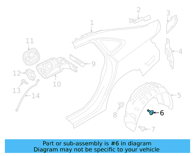 Bumper Cover Mount Bolt WHT-003-954 - View 16
