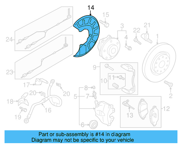 Splash Shield 5Q0-615-312-F - View 2