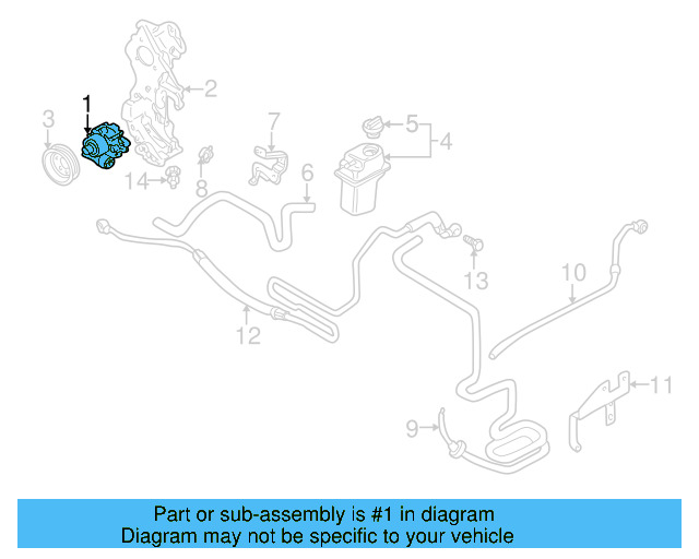 Power Steering Pump 6N0-145-157-X - View 14
