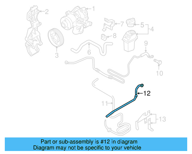 Return Pipe 1C0-422-891-L - View 2