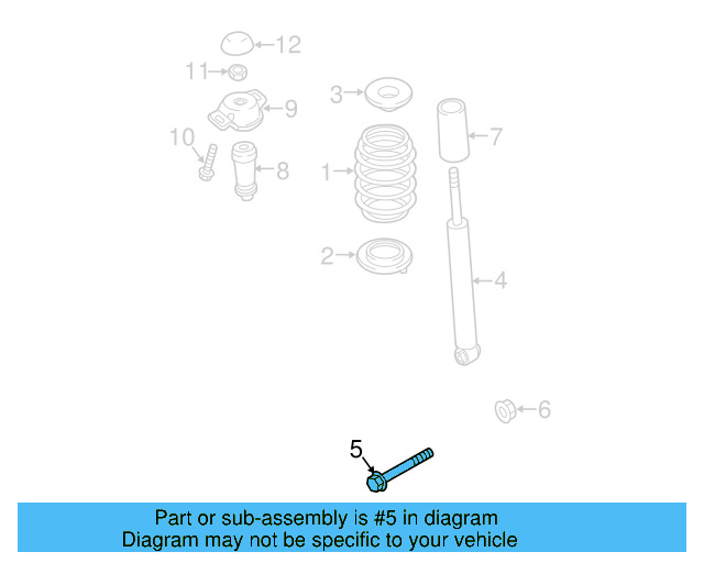 Lower Control Arm Mount Bolt N-106-286-01 - View 56