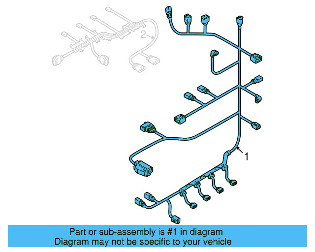 Engine Harness 06J-971-595-BP - View 5