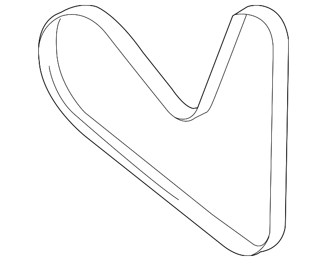 Serpentine Belt 06K-260-849-A - View 3