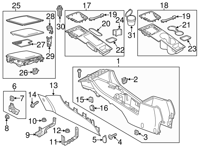 Side Trim Retainer Bracket 5C7-863-143