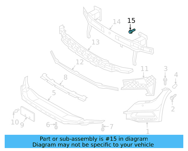 Impact Bar Bolt N-911-964-02 - View 11
