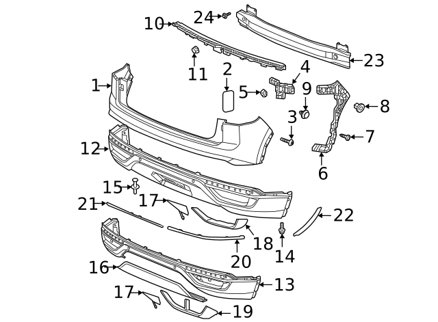 Fender Liner Nut WHT-004-694 - View 94