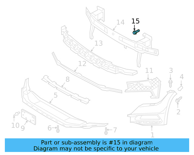 Impact Bar Bolt N-911-964-02 - View 2