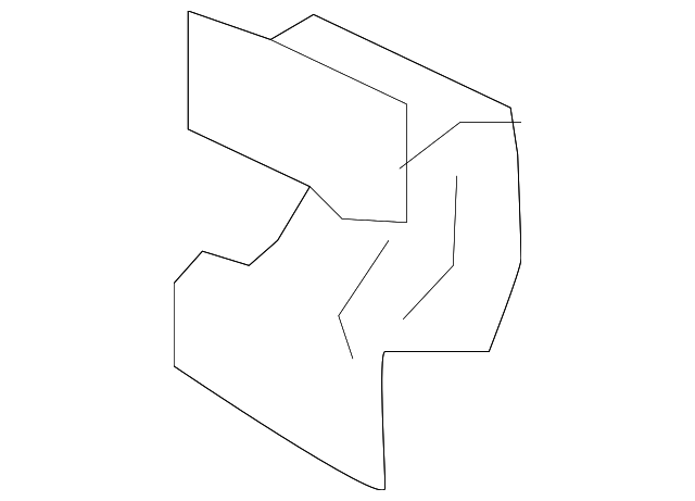 Console Body Center Bracket 5N0-867-190 - View 5