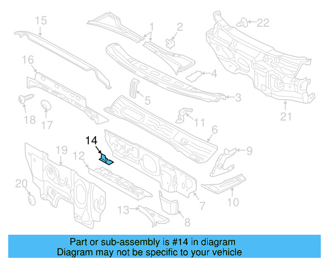 Bracket 1K0-805-517-B - View 19