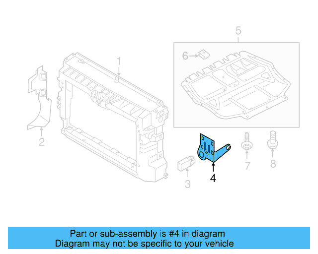 Temp Sensor Bracket 5M0-820-536-A - View 20