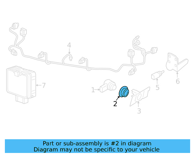 Park Sensor Seal 5Q0-919-133-9B9 - View 18