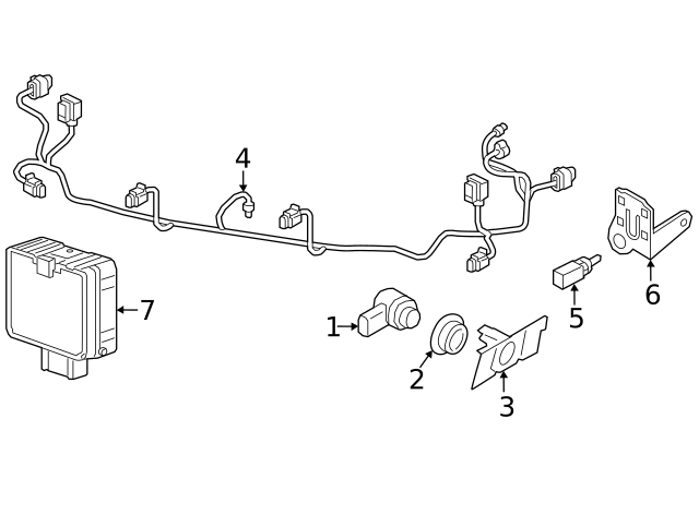 Park Sensor Seal 5Q0-919-133-9B9 - View 8