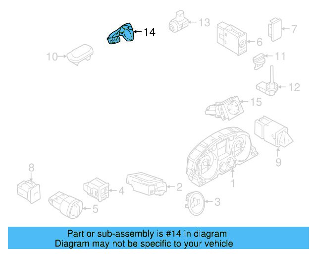 Air Quality Sens Bracket 1K0-971-939-C - View 31