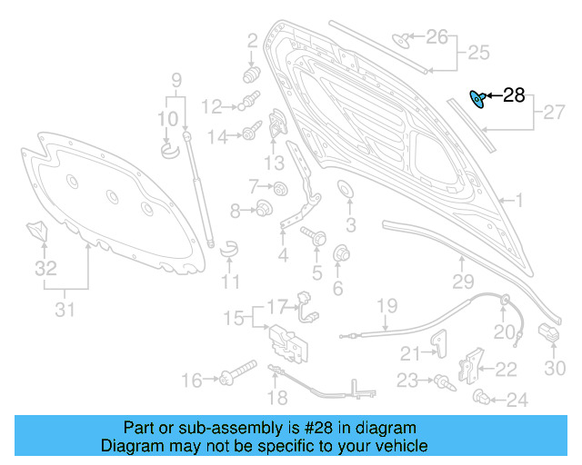 Front Seal Clip 3D0-823-717 - View 9