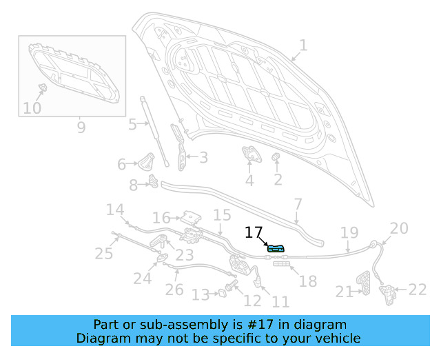 Cable Guide 5N0-823-411 - View 9