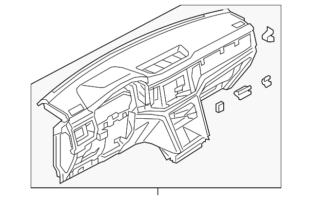 Instrument Panel 3CN-857-003-K-HKH - View 2