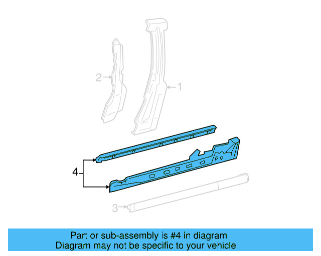 Rocker Panel 1C0-809-673-C - View 2