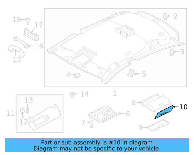 Center Cover 5G0-867-071-A-82V - View 5