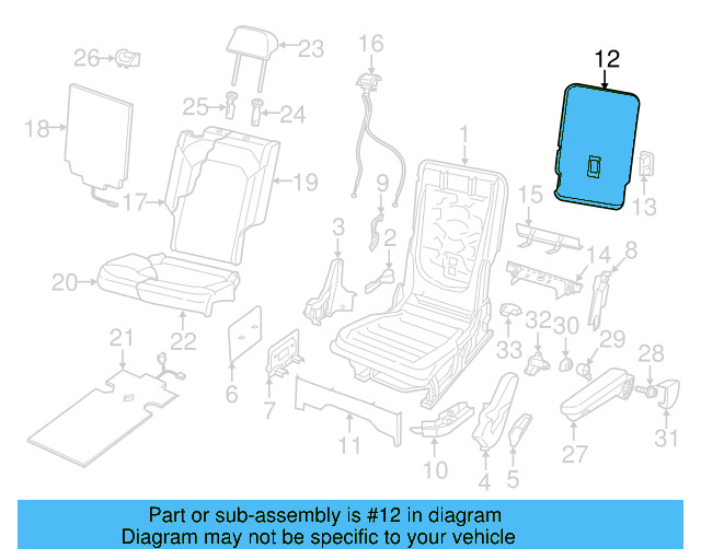 Seat Back Heater 3CN-963-567 - View 8
