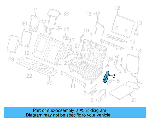 Hinge Cover 3CN-885-317-ZA2
